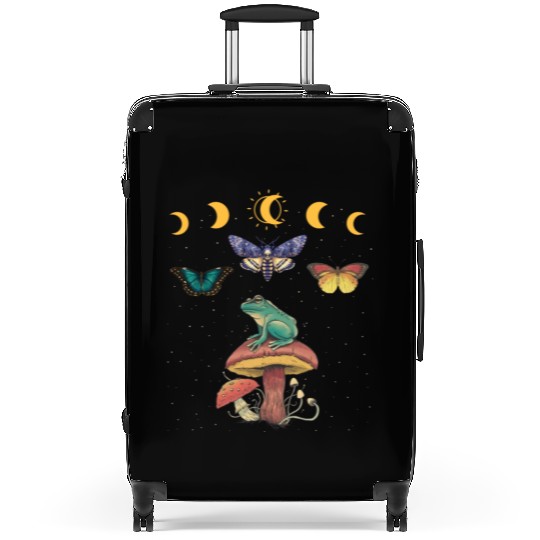 Cottagecore Cottage Core Frog Goblincore Suitcases