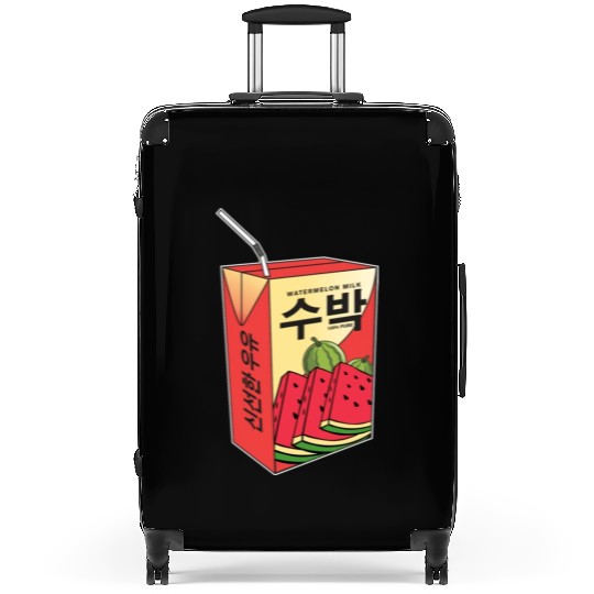 K Pop Watermelon Drink Korea Kpop Korean Drink Suitcases