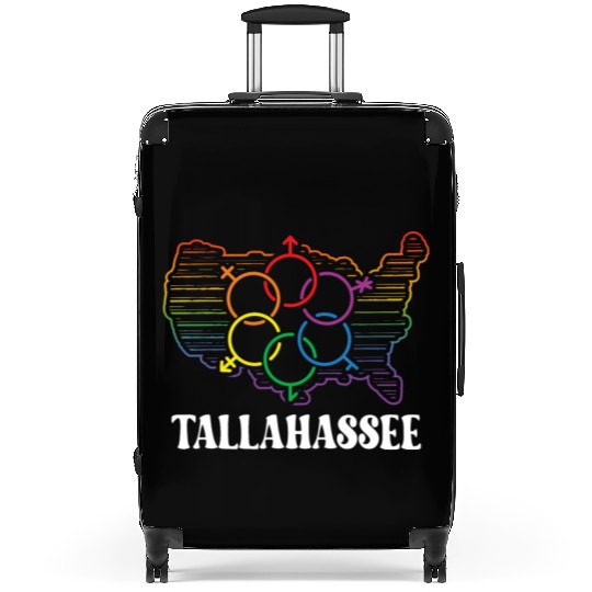 Tallahassee Pride Month Pride Flag LGBT Community Suitcases