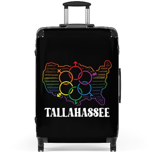 Tallahassee Pride Month Pride Flag LGBT Community Suitcases