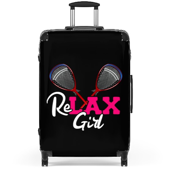 ReLAX Girl Lax Stick Athletic Sports Player Suitcases