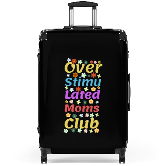 Overstimulated moms club Suitcases