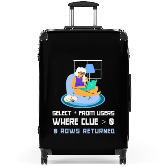 Computer Science Programmer IT Nerd DBA Suitcases IT