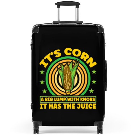 its corn It It Has The Juice farmer maize Suitcases