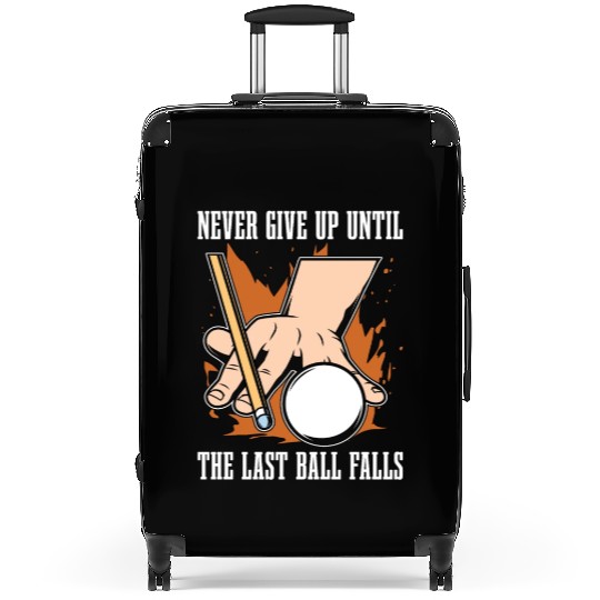 Cue Sports Never Give Up Until Snooker Pool Player Suitcases