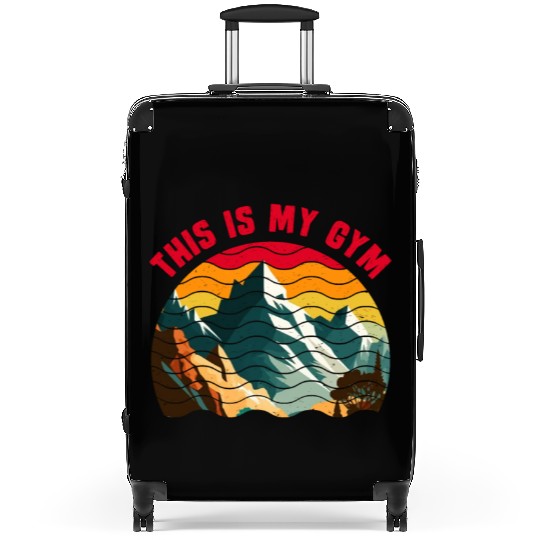 This is my Gym Mountaineer Wanderlust Mountain Suitcases