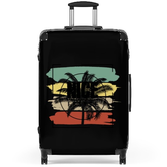 Nice France Palm Tree Retro Artistic Suitcases