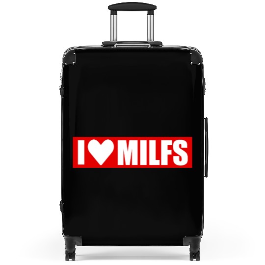 I love milfs red design Suitcases