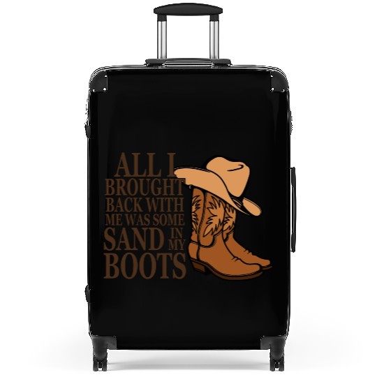 ALL I BROUGHT BACK WITH ME WAS SOME SAND Suitcases