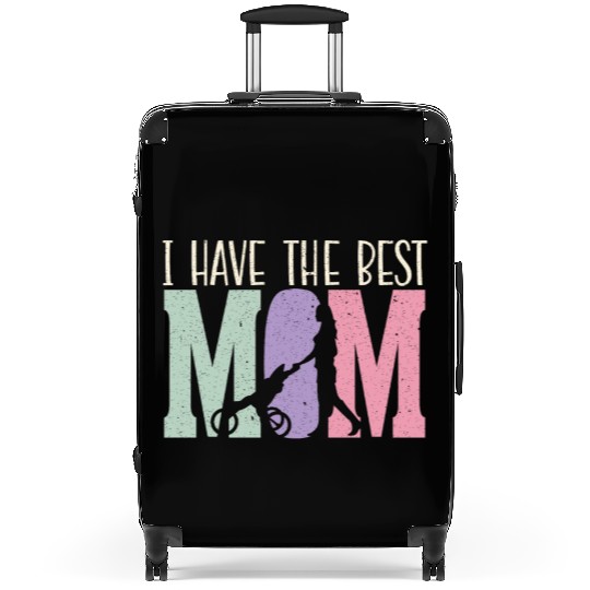 Motherhood Mommy Best Mom Ever Mama Mothers Day Suitcases