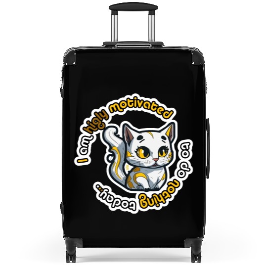 higly motivated golden cat - 5000 - DIGITAL Suitcases