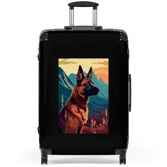 Belgian Malinois Nature Suitcases
