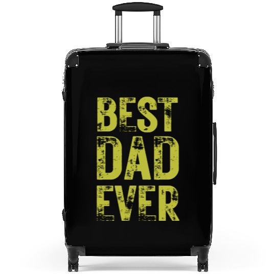 Best Dad Ever retro Suitcases