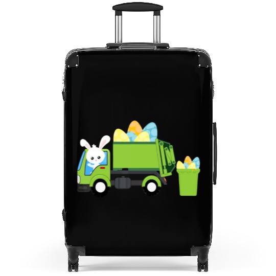 Garbage Truck Easter Bunny Egg Hunt Toddler Kids B Suitcases
