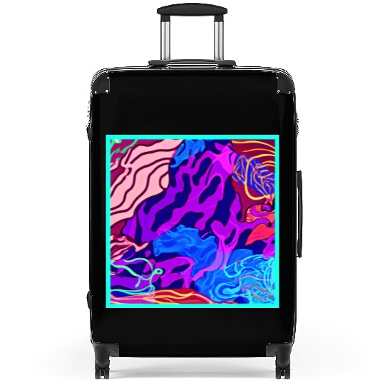 Ocean Nature Painting Suitcases
