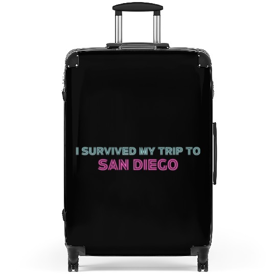 I Survived My Trip to SAN DIEGO Travel Suitcases