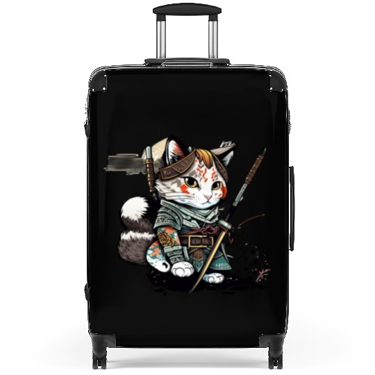 The Fearless Samurai Cat: A Sword's Master Suitcases