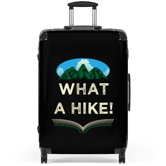 What a Hike Hiking Mountain Hiker Summit Wildlife Suitcases