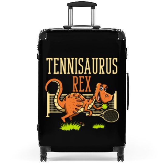 Tennisaurus Rex Dinosaur Player Racket Sports Suitcases