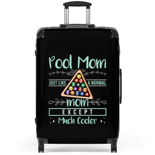 Pool Mom Pool Billiards Mother s Day Pool Player Suitcases