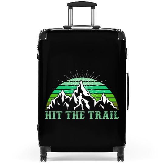 Hit the Trail Hiker Mountain Love Hiking Suitcases