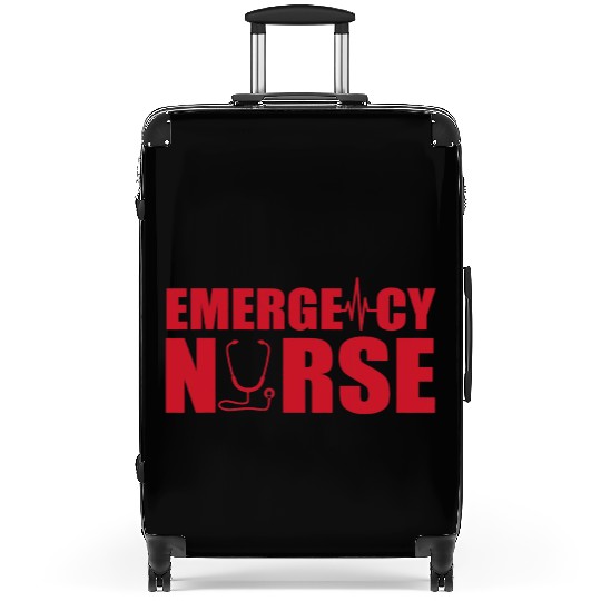 Great ER Nurse Apparel RN Nursing Emergency Nurses Suitcases
