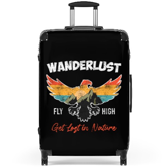 Wanderlust Mountaineer Hiking Mountain love Suitcases