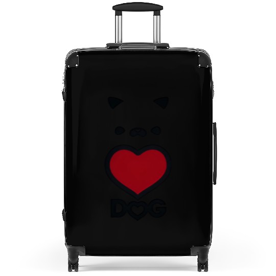 Love dog Suitcases