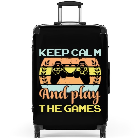 Keep calm and play the games Suitcases
