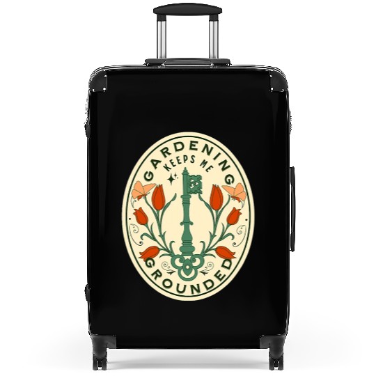 Gardening Funny Gardener Puns Cute Garden Suitcases
