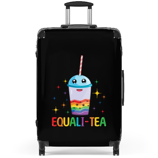 Equality Tea Gay LGBTQ Rainbow LGBT Pride Month Suitcases