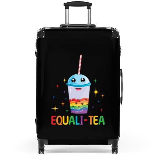 Equality Tea Gay LGBTQ Rainbow LGBT Pride Month Suitcases