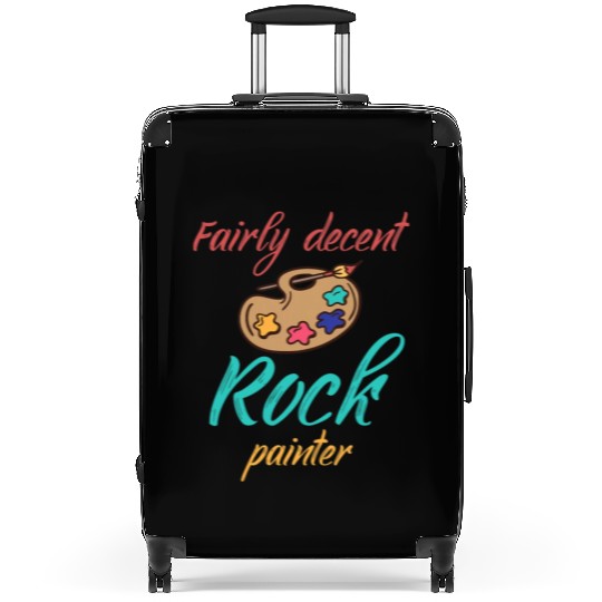 Funny Rock Painting Costume Great Rock Painter Suitcases