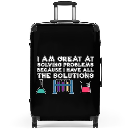 Funny Science Laboratory Chemist Technician Suitcases