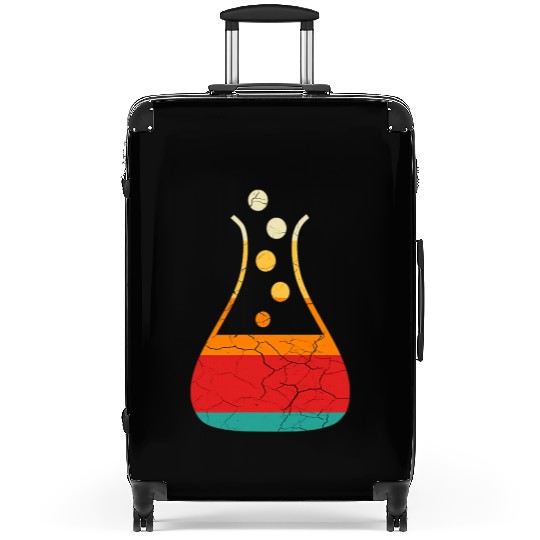 Funny Retro Vintage Science Chemistry Teacher Suitcases