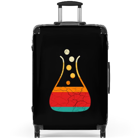 Funny Retro Vintage Science Chemistry Teacher Suitcases