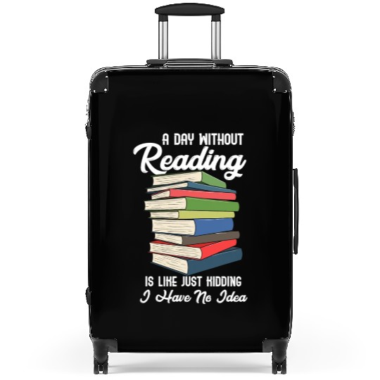Funny Reading Book Lover Librarian Suitcases