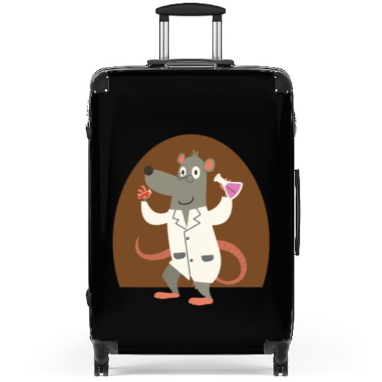 Funny Rat Lab Laboratory Chemist Lover Gift Design Suitcases