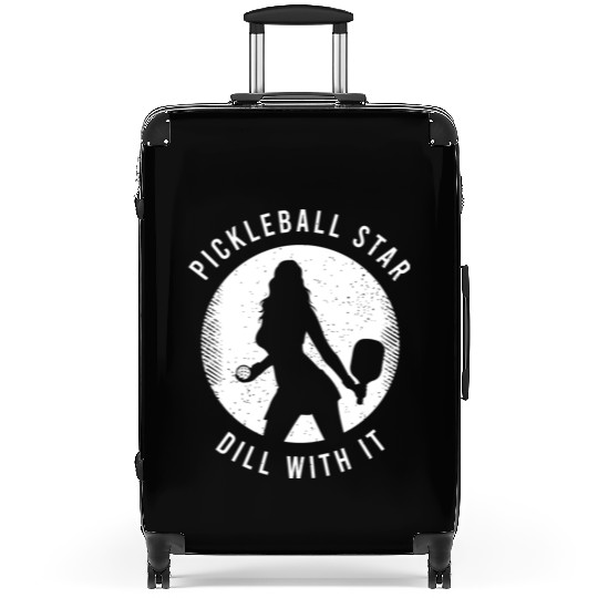 Funny Pickleball Saying For A Lover Of Pickleball Suitcases