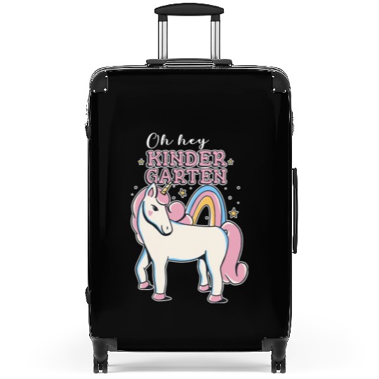 Rainbow and Unicorn Kindergarten Teacher Suitcases