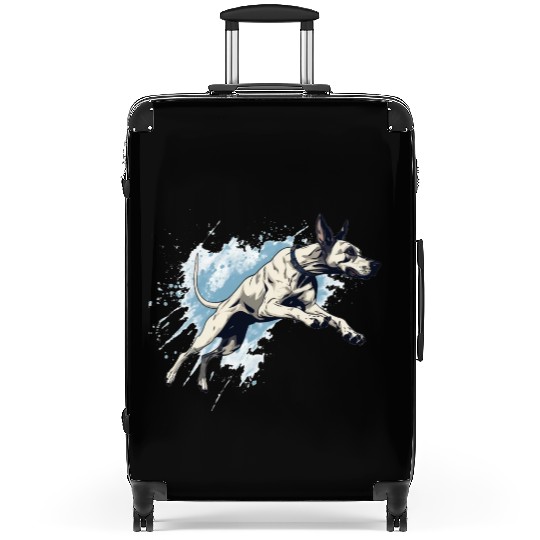 Great-dane Dock-Diving into Water Suitcases