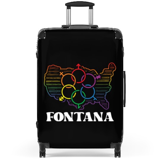 Fontana Pride Month Pride Flag LGBT Community LGBT Suitcases