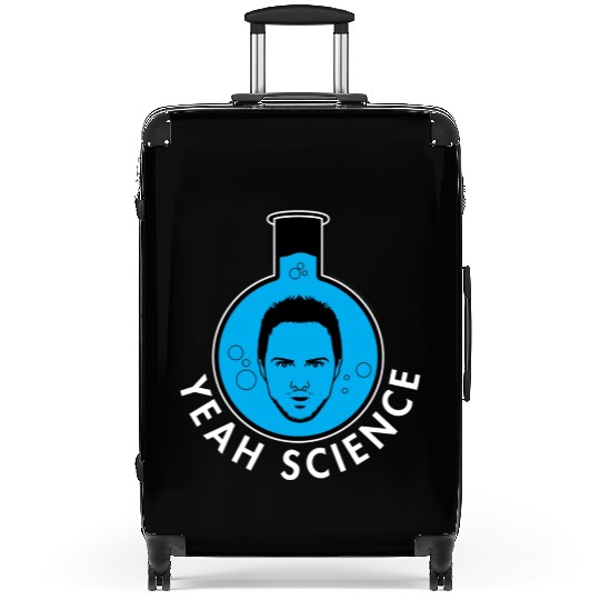 Breaking Bad Jessie Yeah Science Text Portrait Suitcases