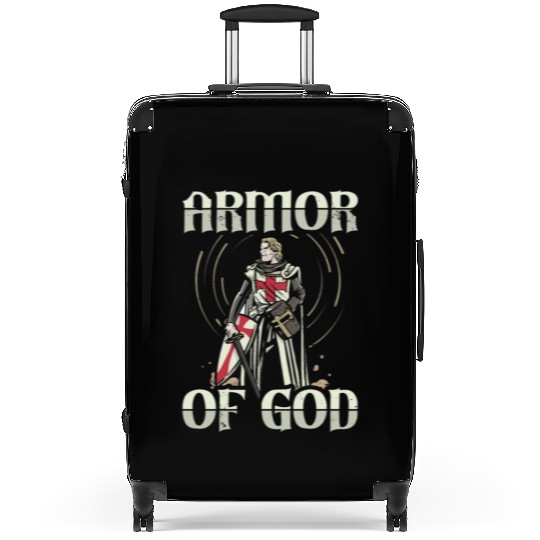Armor of God Templar Knight Christian Faith Jesus Suitcases