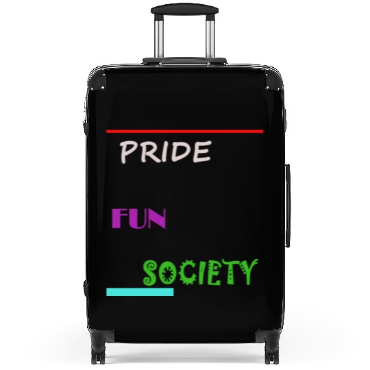 PRIDE FUN SOCIETY Suitcases