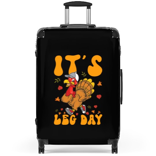 Thanksgiving Turkey Trot Squad Running Suitcases