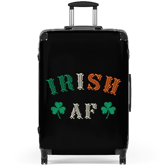 Irish Af Funny St Patricks Day Drinking Suitcases