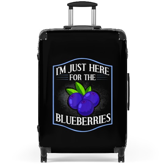 Blueberry Plant Blueberries Farmer Bush Tree Suitcases