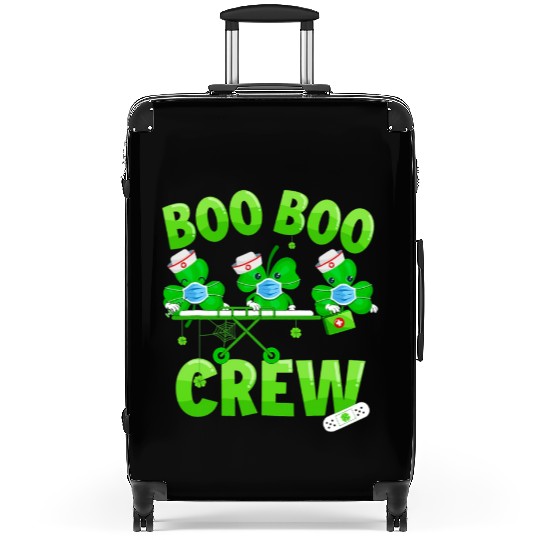 Boo Boo Crew Nurse St Patricks Day Shamrock Suitcases