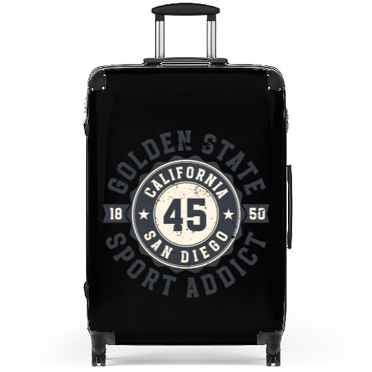 California Golden State San Diego Sport Addict Suitcases